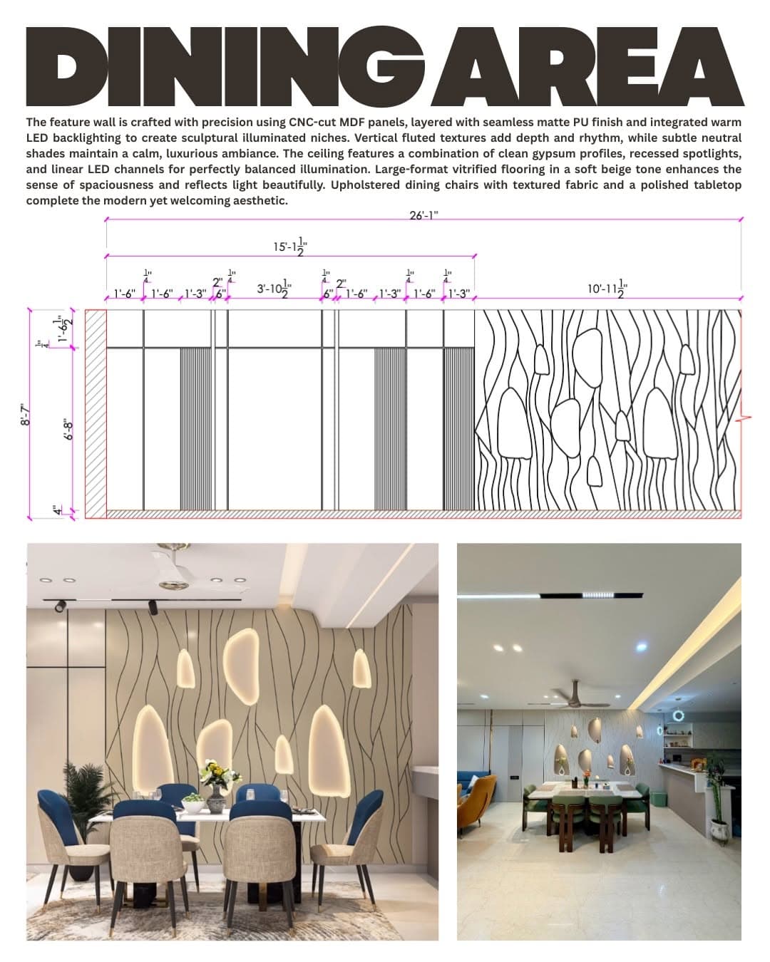 Interior design concept and layout